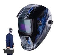 Cagoules de soudage à Grande Vue, Chapeau de soudage à obscurcissement Automatique,Masque de à Grand écran de visualisation - Chapeau de de sécurité Automatique Sombre, Chapeaux de mas