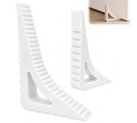 Cagrin Lot de 2 Arrêts de Portes Cale de Porte Antidérapante Caoutchouc | Cale-Porte Mobile Protection Compatible avec Tous Types de Sols Sans Outil pour Maison Hôtel Bureau Intérieur Extérieur