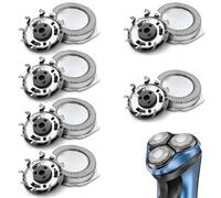 Cagrin Têtes de Rasoir Rechange Compatible avec Philip Série 3000 2000 1000 Accessoires Rasoir Électrique Homme, Remplacement Lames de Rasage pour AquaTouch AT8xx AT7xx PT7xx avec Brosse de Nettoyage