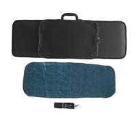 CAGUYLONA 1/2 Violon TL, Transport de Violon avec Doublure, Multi s STO pour 1/2 Taille, bandoulière, Tissu de bœuf Noir pour Musiciens