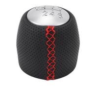 CAGUYLONA 6 Speed Gear Shift Knob, Car Shifter Knob with Ergonomic Grip and White - Lettered Gear Indicator, Durable ABS Shift Head for 159 Brera Spider 2005-2011