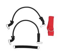 CAGUYLONA Aide à la Ceinture d'entraînement au Swing de Golf, Aide à l'entraînement au retournement du Corps de l'entraîneur de Golf, Accessoires de Golf Multifonctions avec Cordon (Rouge)