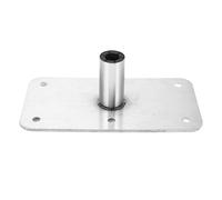 CAGUYLONA Base de piédestal pour sièges de Bateau 4 x 8 po, 3/4 po, Base de Poteau de siège en Acier Inoxydable Non fileté, Montage à goupille Lock'n de qualité Marine avec Rebord renforcé