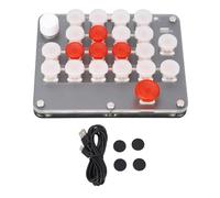 CAGUYLONA Clavier mécanique programmable à 21 Touches avec molette, pavé numérique pour Jeux à Une Main, Connexion USB-C et Bluetooth avec Interrupteur Rouge pour Black Myth: Wukong, Bureau