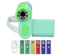CAGUYLONA Microscope pour Enfants 1000X, Microscope numérique Portable à Main, Microscope de Poche avec écran Couleur de 2 Pouces, grossissement de 100X à 1000X, idéal pour la Maison, (Verte)