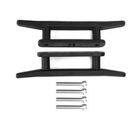 CAGUYLONA Paire de taquets de Pont d'ancrage d'amarrage Marin, kit de Remplacement de taquets de Quai, pièces de Bateau en ABS antirouille avec vis pour Accessoires de canoë-Kayak, Support