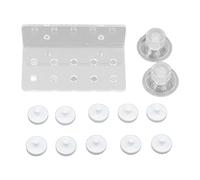 CAGUYLONA Support pour Fragments de Corail en Acrylique Transparent, Compact, avec Ventouse et Base pour Aquarium, réservoir récifal, Culture de coraux Vivants
