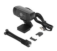 CAGUYLONA Webcam USB 1080P HD, Webcam d'ordinateur avec Microphone intégré, Appareil Photo numérique pour appels vidéo, conférence en Streaming, Objectif Grand Angle avec Correction