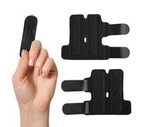 CAGYUOG 2 pcs Attelle Doigt, Protège Doigt, Support pour Index Majeur Annulaire Petit Doigts, Respirant & Léger
