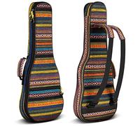 CAHAYA Housse pour Ukulélé Etui Ukulélé Sac Ukulélé Rembourré avec Sangle Réglable 26 Pouces CY0131-3