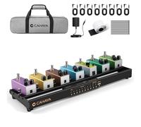 CAHAYA Pedalboard Guitare Compact avec Alimentation Intégrée