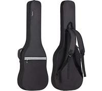CAHAYA Sac pour Guitare électrique Gig Bag Rembourrage de 6mm avec Bandes réfléchissantes Sac à Dos rembourré Etui Souple Noir pour Guitare CY0225