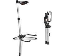 CAHAYA Support de guitare Support de guitare multifonctionnel réglable en aluminium Stable et facile à transporter adapté aux guitares basses classiques électriques acoustiques CY0264