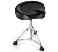 CAHAYA Tabouret Batterie Stable Tabouret Selle de Cheval | Confort ergonomique pour les longues sessions, réglable, charge 200 kg, pliable, piano, guitare, pratique à domicile