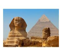 Caheansi Toile de fond pyramide égyptienne, 2,7 x 1,8 m, architecture ancienne, ruines, fond de photographie pour adultes et enfants, décoration artistique pour fête d'anniversaire, décoration