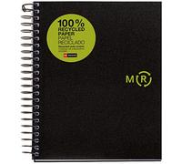 Cahier 100% Recyclé Nb-4 A5 120 Feuilles Polypropylène Couvertures Miquelrius 6039