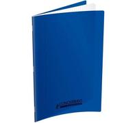 Conquerant Cahier classique 24 x 32 cm Grands carreaux Seyès 140 pages Couverture polypro Bleu