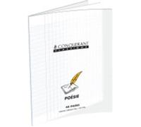 Cahier 17x22 - 48 pages - Poésie et Chant - Polypro incolore