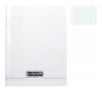 Calligraphe – Cahier agrafé 18129C Incolore – 17x22 cm, 96 p. grands carreaux, papier 90 g