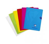 Cahier 17x22cm 48K PP grille Mimesys mix (10pcs)