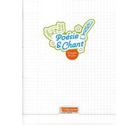 Calligraphe Cahier 18240C Poésie & Chants 24x32 cm 48 p grands carreaux/unies 90 g polypro incolore
