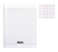 Cahier - 24x32(cm) - Grands carreaux - 192 pages - couverture en polypro - sans spirale - Clairefontaine - Calligraphe