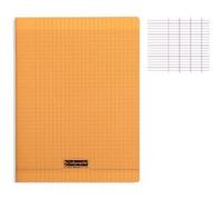 Cahier - 24x32(cm) - Grands carreaux - 192 pages - couverture en polypro - sans spirale - Clairefontaine - Calligraphe