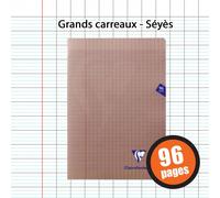 Cahier - 24x32(Cm) - Grands Carreaux - 96 Pages - Couverture En Polypro - Sans Spirale - Clairefontaine - Mimesys