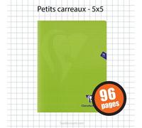 Cahier - 24x32(Cm) - Petits Carreaux - 96 Pages - Couverture En Polypro - Sans Spirale - Clairefontaine - Mimesys