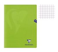 Clairefontaine Cahier Mimesys 24x32 cm Petits carreaux 96 pages Couverture polypro sans spirale