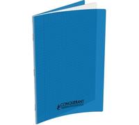 Conquérant Cahier Classique 28795 A4 – Couverture polypropylène rigide transparente, papier vert
