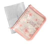 Cahier à anneaux - Dossier organisationnel portable A5 - Dossier scolaire, pour famille, étudiants, école, navetteurs, extérieur, intérieur, voyage, maison et salle de classe