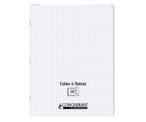 Cahier A Rabat Conquerant Classique Agrafe 240X320 96P 90G Q5/5 Polypro Incolore