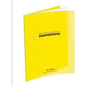 Cahier à rabats - HAMELIN - CONQUERANT CLASSIQUE - 17x22 cm - 96 pages - Polypro jaune