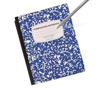 Cahier à rayures Collège de presse-papiers | 100 feuilles de couverture marbrée abstraite papier épais 25,9 x 18,3 cm | Cahier d'étude Format B5 | Pour une écriture, prenez notes Tenir Agenda scolaire