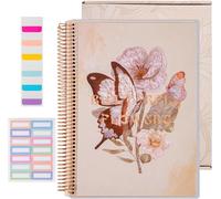 Cahier À Spirale À Cinq Matières 29,5 × 21,5 Cm, 200 Grandes Pages Lignées, Cahier À Onglets, Pour Femmes Et Hommes, Pour Le Travail, Les Fournitures Scolaires, Le Journal Intime