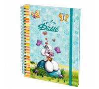 Cahier À Spirale A5 Diddl Bleu ¿ 80 Pages