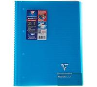Cahier à spirale - CLAIREFONTAINE - KOVERBOOK - Couverture en polypro - 90g - A4