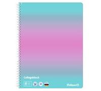 Cahier à spirale Color Edition, A4, menthe/rose