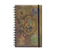 Cahier À Spirale Harry Potter Maisons De Poudlard - Format A5