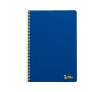 Cahier à spirale Liderpapel a4 Smart couverture souple 80h 75 g 2,5 mm avec marge couleur bleu foncé