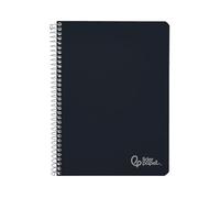 Cahier à spirale Liderpapel a4 witty couverture rigide 80h 90 g 2,5 mm avec marge de couleur noire