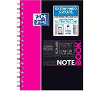 Oxford Cahier spirale 400100699 étudiant 17,6x25 cm 160p. petits carreaux 5x5 mm Couleurs aléatoires