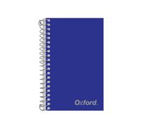 Cahier à spirale Oxford, mini journal à 1 sujet, pour l'école, le collège, papier ligné, 100 feuilles, 4-3/8 x 7 pouces, pochette de rangement du