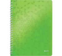 Cahier À Spirales A4 Pp Quadrillé, 160 Pages 80g/M², Wow, Vert, 46380054