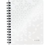 Cahier À Spirales A5 Pp Quadrillé, 160 Pages 80g/M², Wow, Blanc, 46410001