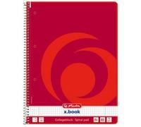 Cahier à spirales x.book, A4, 160 pages, quadrillé