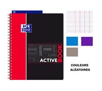 Cahier - A4 (21x29,7cm) - Grands carreaux - 160 pages - couverture en polypro -