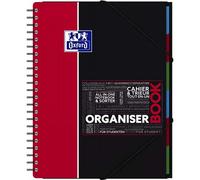 Oxford Cahier organiseur Organiser Book 160 pages 24x32 cm Réglure Séyès