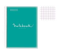 Cahier - A4 (21x29,7cm) - Petits carreaux - 120 pages - couverture en polypro tu